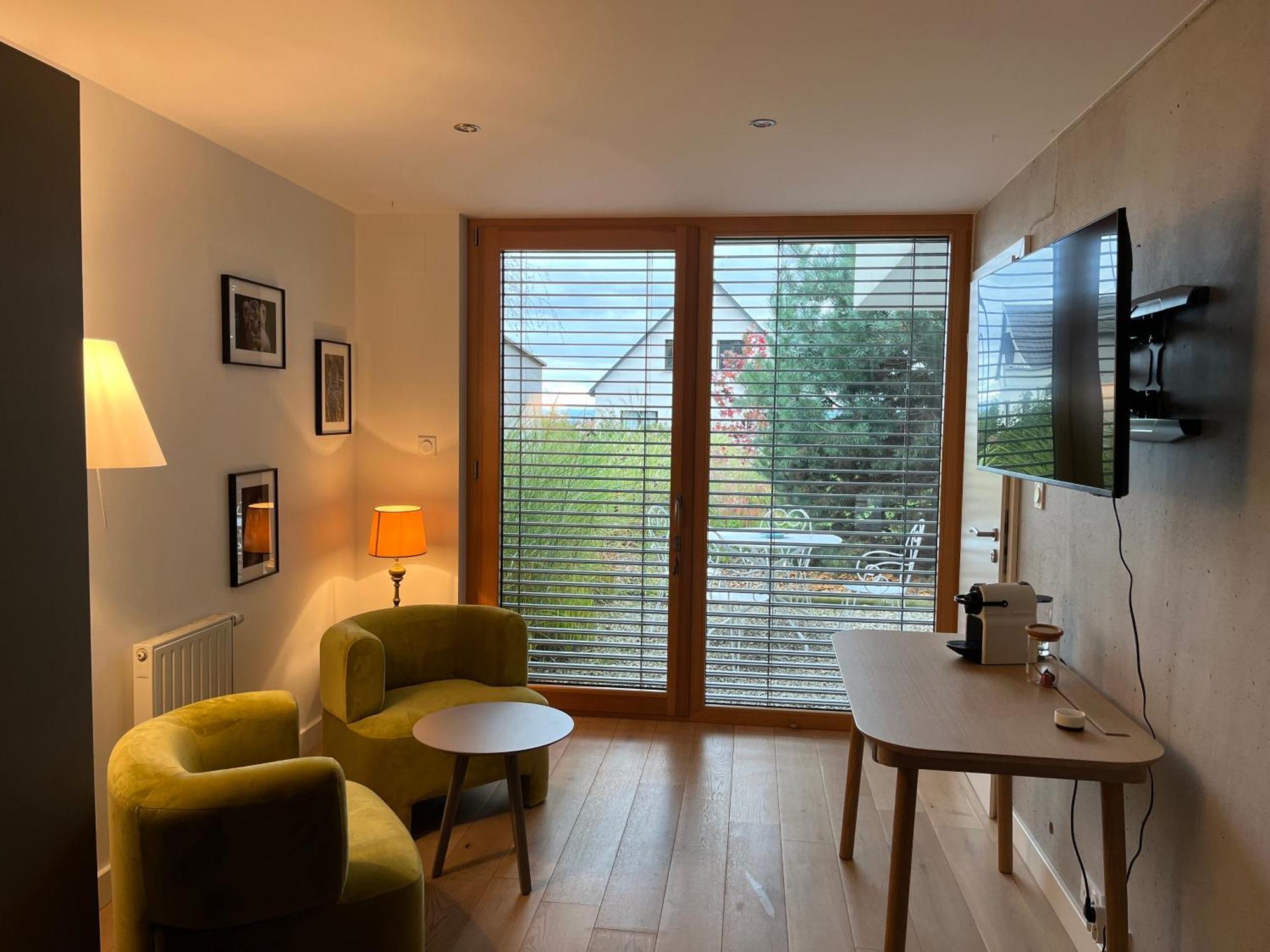 Chambre Double 2 P Luxe Aux Vignes Lovees, Entree Independante Riquewihr Kültér fotó